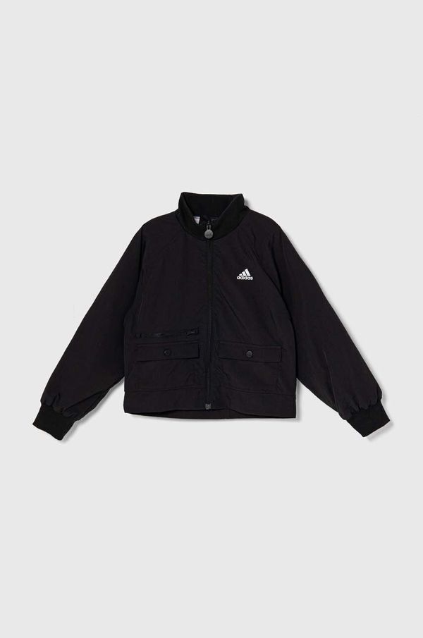 adidas Dječja jakna adidas JAM WVKT boja: crna, IV7042