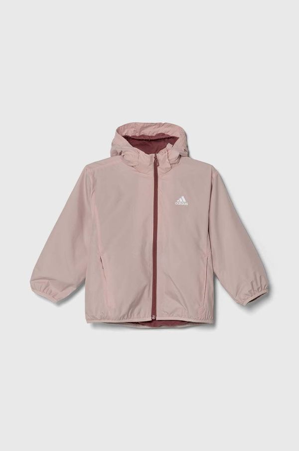 adidas Dječja jakna  adidas LK UTILITYKT boja: ružičasta, IW0549