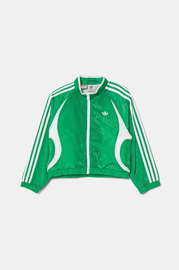 adidas Originals Dječja jakna adidas Originals boja: zelena, JC9110