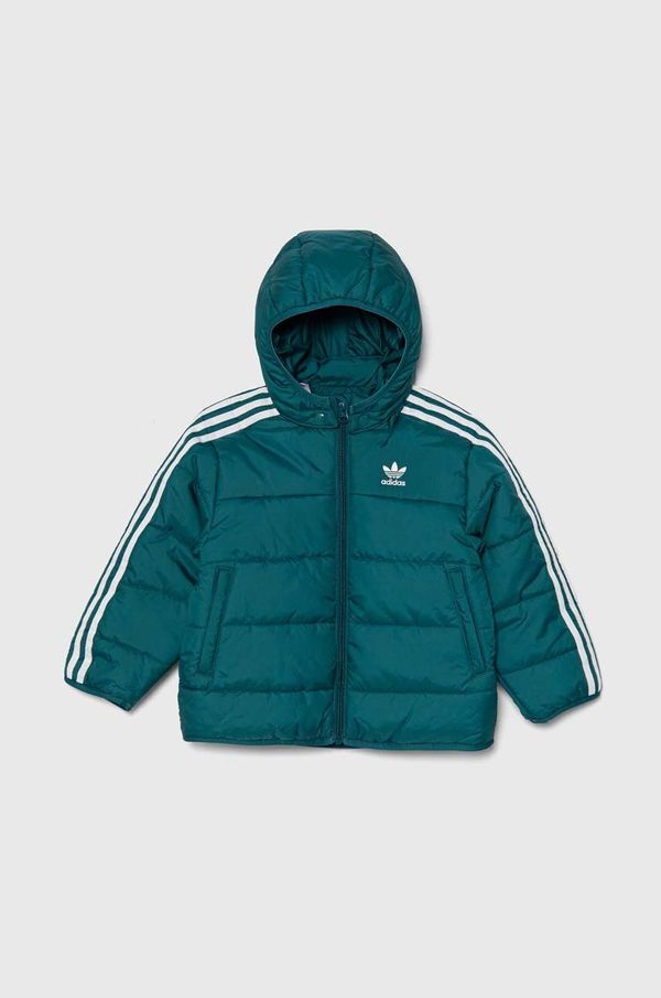 adidas Originals Dječja jakna adidas Originals PADDEDACKET boja: zelena, IY4810