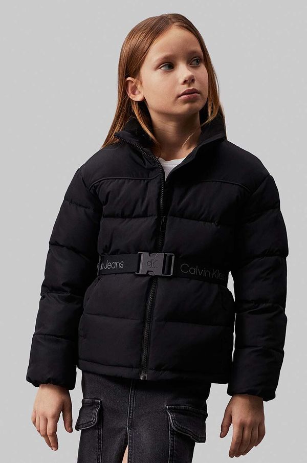 Calvin Klein Jeans Dječja jakna Calvin Klein Jeans boja: crna, IG0IG02592