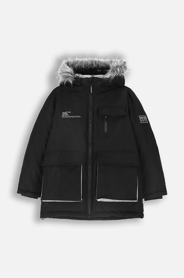 Coccodrillo Dječja jakna Coccodrillo boja: crna, OUTERWEAR BOY KIDS