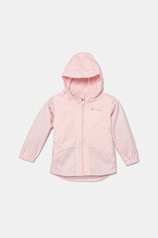 Columbia Dječja jakna Columbia Rainy Trails boja: ružičasta, 2090112