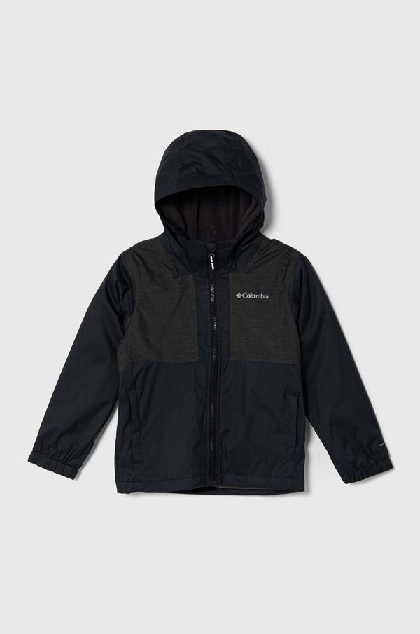 Columbia Dječja jakna Columbia Rainy Trails Fleece boja: crna