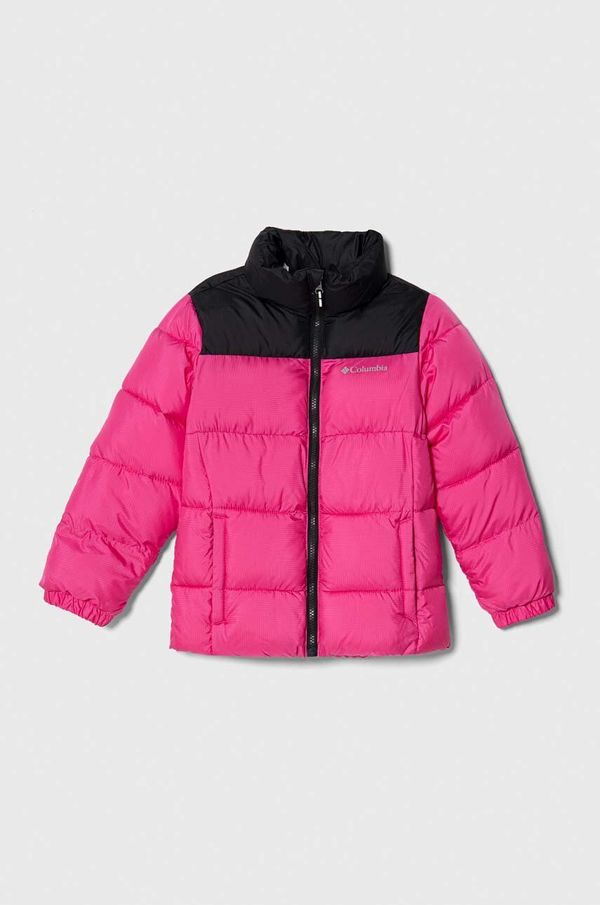 Columbia Dječja jakna Columbia U Puffect Jacket boja: ružičasta