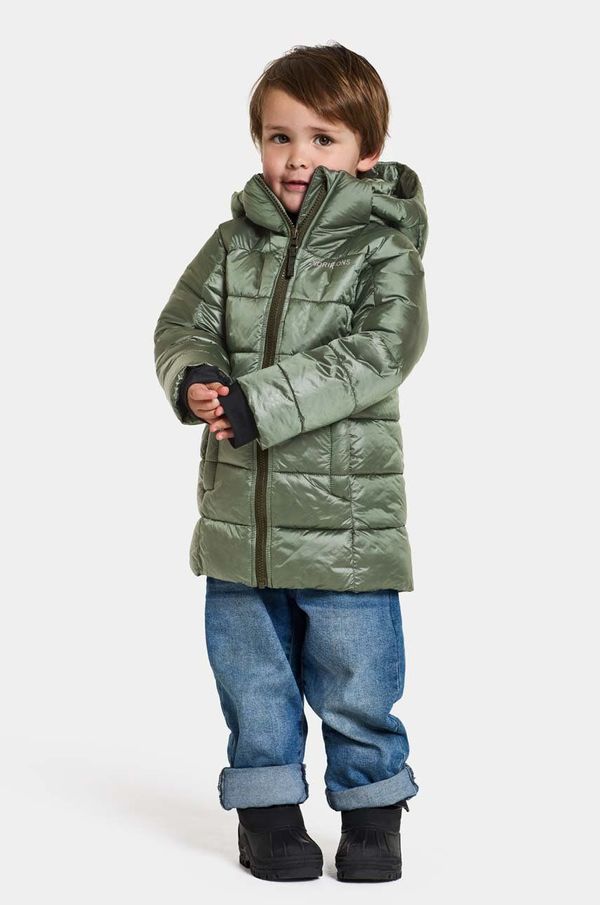 Didriksons Dječja jakna Didriksons TAJGAN KD PUFF PARKA boja: zelena