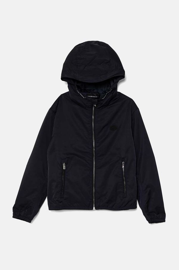 Emporio Armani Dječja jakna Emporio Armani boja: crna, 8N4BQ0 1NZQZ