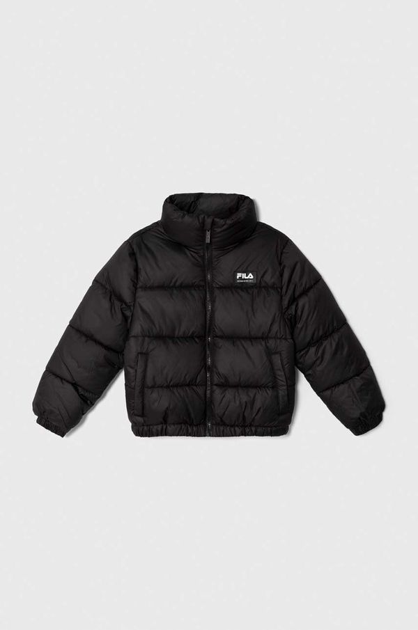 Fila Dječja jakna Fila THELKOW blocked padded jacket boja: crna