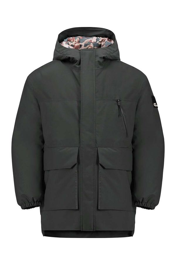 Jack Wolfskin Dječja jakna Jack Wolfskin TEEN 2L INS boja: crna