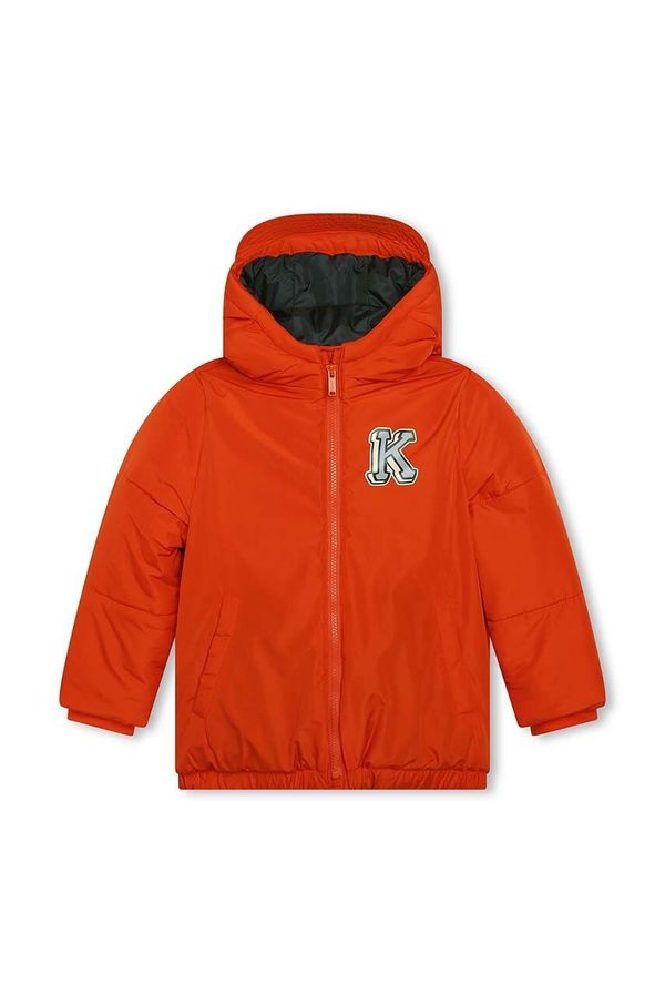 Kenzo kids Dječja jakna Kenzo Kids boja: narančasta