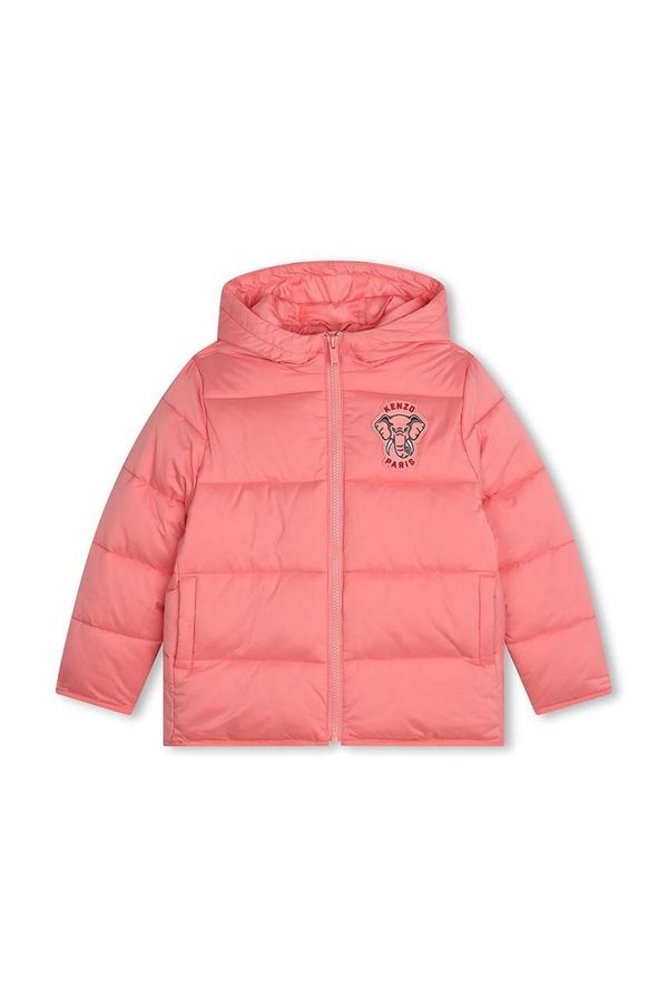 Kenzo kids Dječja jakna Kenzo Kids boja: ružičasta, K60725.G