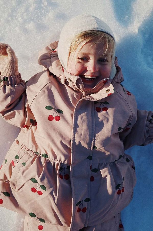 Konges Sløjd Dječja jakna Konges Sløjd MISMOU FRILL JACKET boja: narančasta, KS101268
