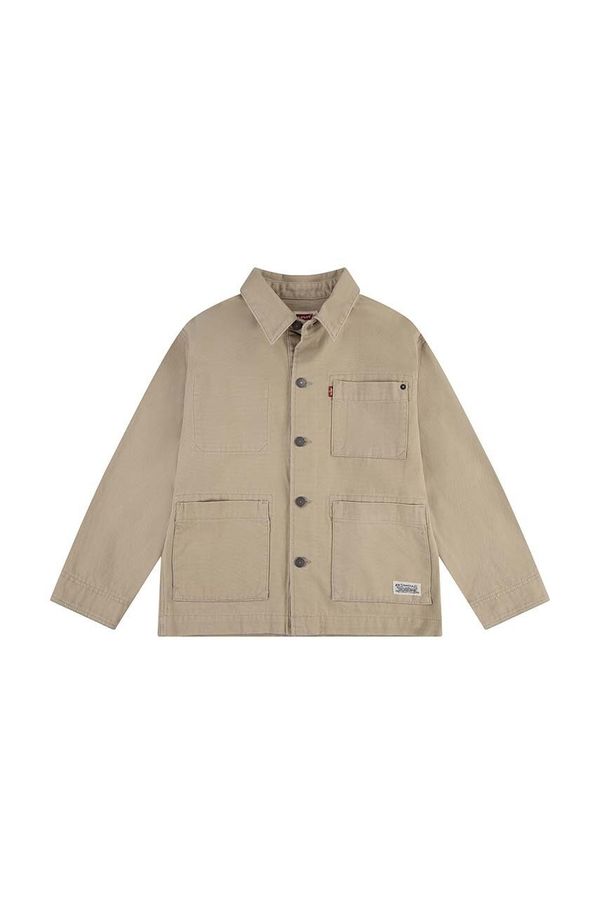 Levi's Dječja jakna Levi's CHORE JACKET boja: bež, 9EL239