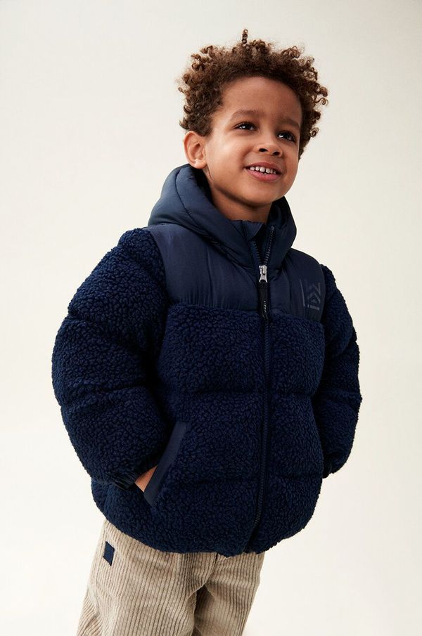 Liewood Dječja jakna Liewood Niko Pile Jacket boja: tamno plava, LW19142