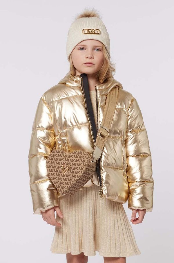 Michael Kors Dječja jakna Michael Kors boja: zlatna, R30187