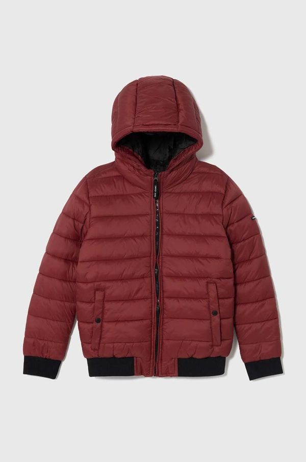 Pepe Jeans Dječja jakna Pepe Jeans Outerw Heavy boja: bordo
