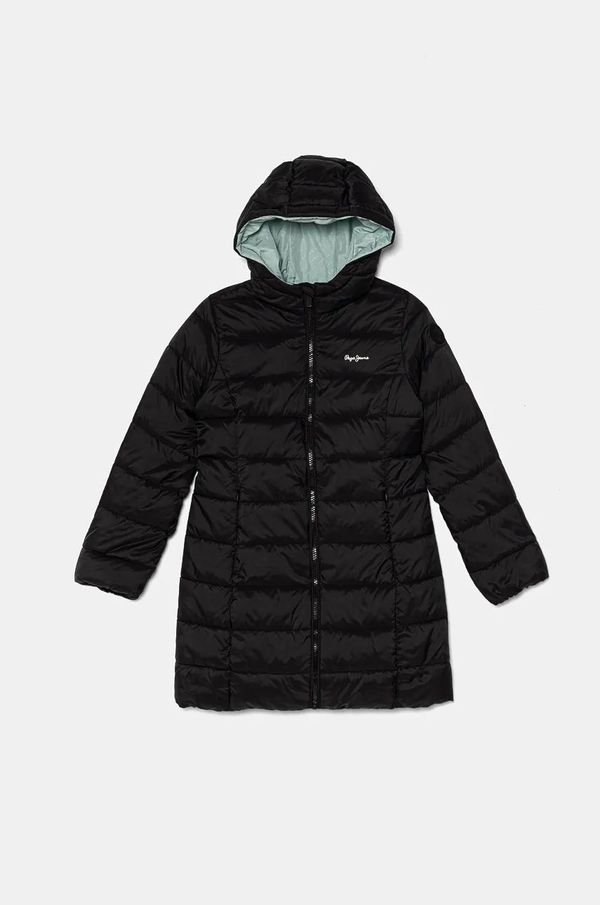 Pepe Jeans Dječja jakna Pepe Jeans VIVIAN LONG boja: crna, PG401111