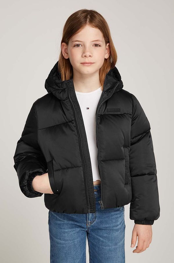 Tommy Hilfiger Dječja jakna Tommy Hilfiger boja: crna, KG0KG08050
