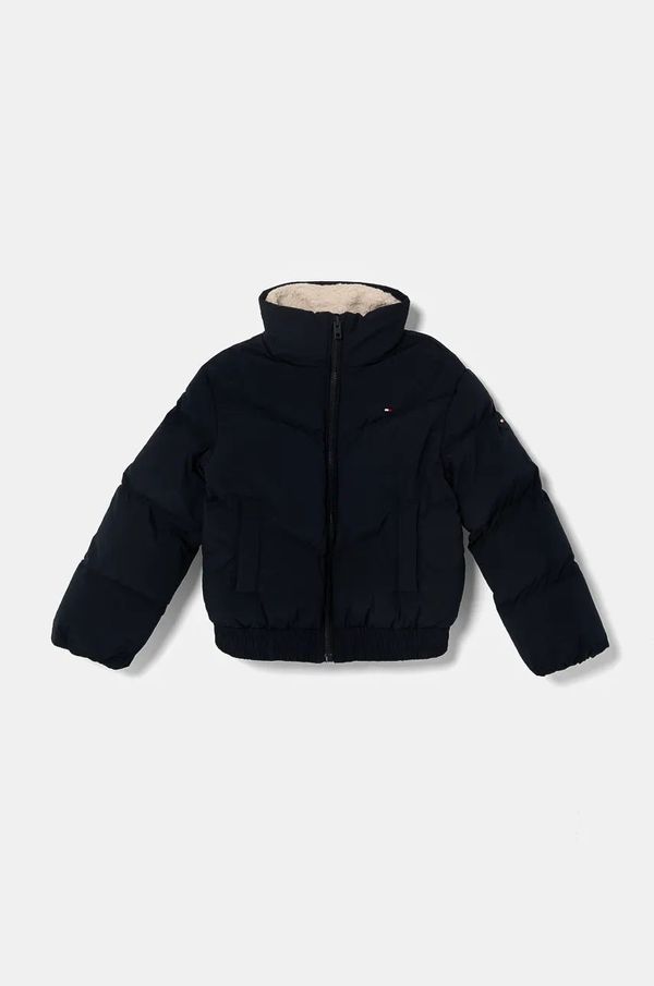 Tommy Hilfiger Dječja jakna Tommy Hilfiger boja: tamno plava, KG0KG08160