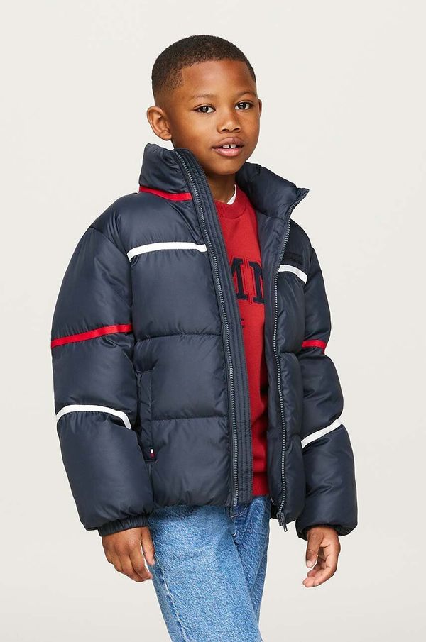 Tommy Hilfiger Dječja jakna Tommy Hilfiger boja: tamno plava, KS0KS00593