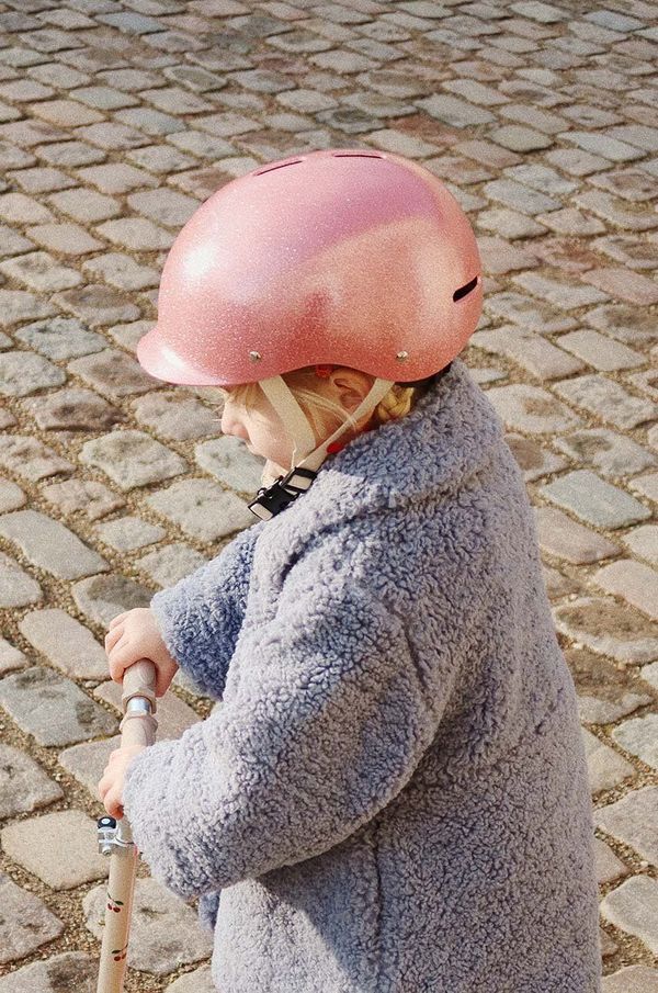 Konges Sløjd Dječja kaciga Konges Sløjd BICYCLE HELMET GLITTER KS101795