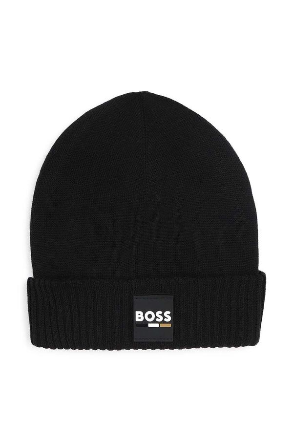 Boss Dječja kapa BOSS boja: crna, J51566