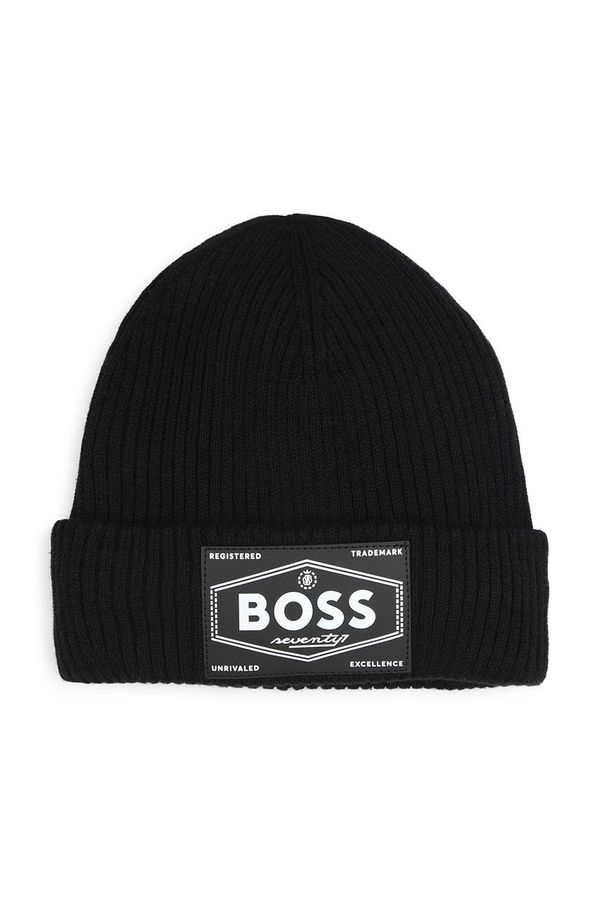 Boss Dječja kapa BOSS boja: crna, J51567