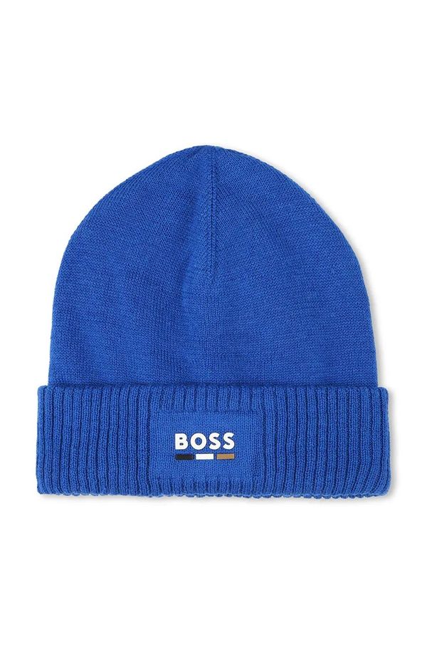 Boss Dječja kapa BOSS od debelog pletiva, J52237