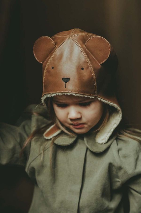 Donsje Dječja kapa Donsje Kapi Classic Hat Bear boja: smeđa, 6020001