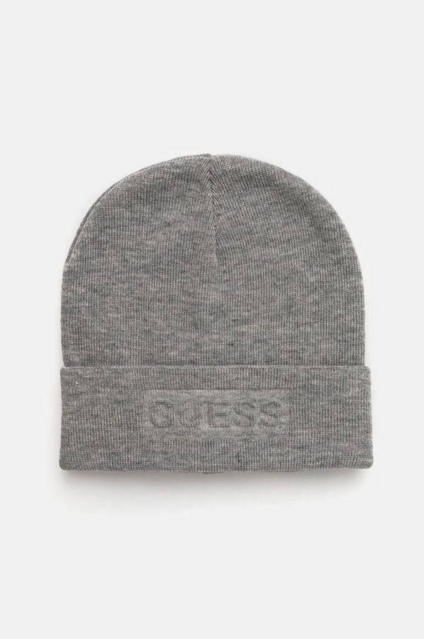 Guess Dječja kapa Guess boja: siva, od debelog pletiva, L2BZ00 Z32V0