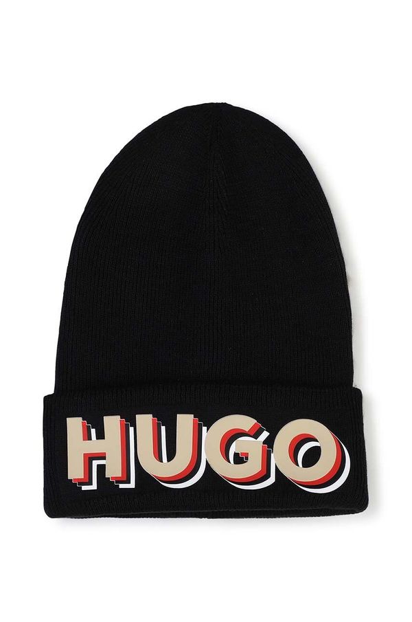 Hugo Dječja kapa HUGO boja: crna, G00287