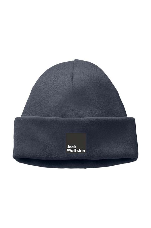 Jack Wolfskin Dječja kapa Jack Wolfskin SPIRIT FLEECE BEANIE boja: tamno plava, od tanke pletenine