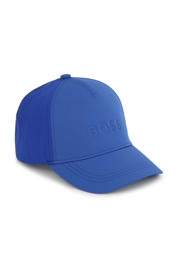 Boss Dječja kapa sa šiltom BOSS s aplikacijom