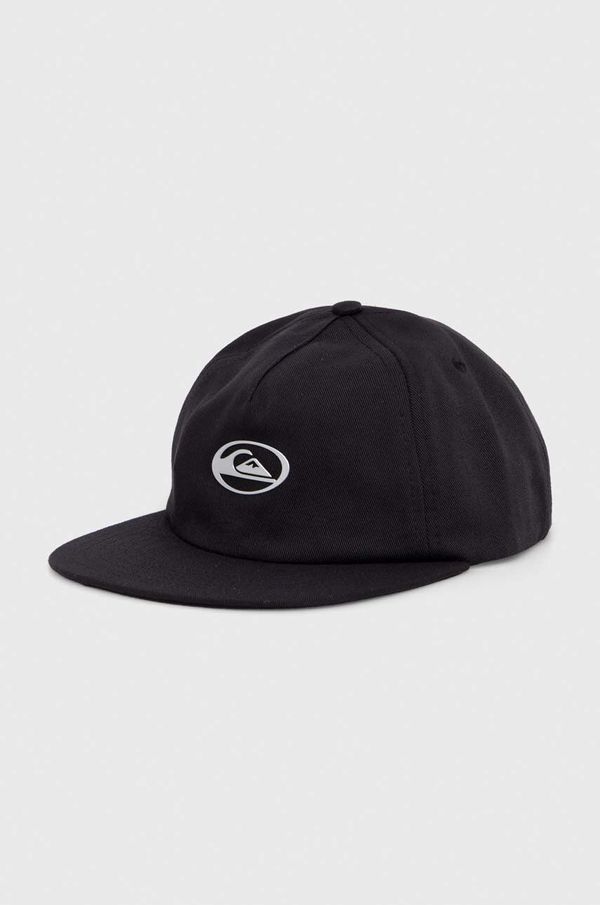Quiksilver Dječja kapa sa šiltom Quiksilver SATURN YOUTH boja: crna, s tiskom