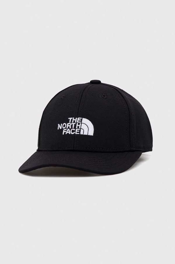 The North Face Dječja kapa sa šiltom The North Face boja: crna, s aplikacijom