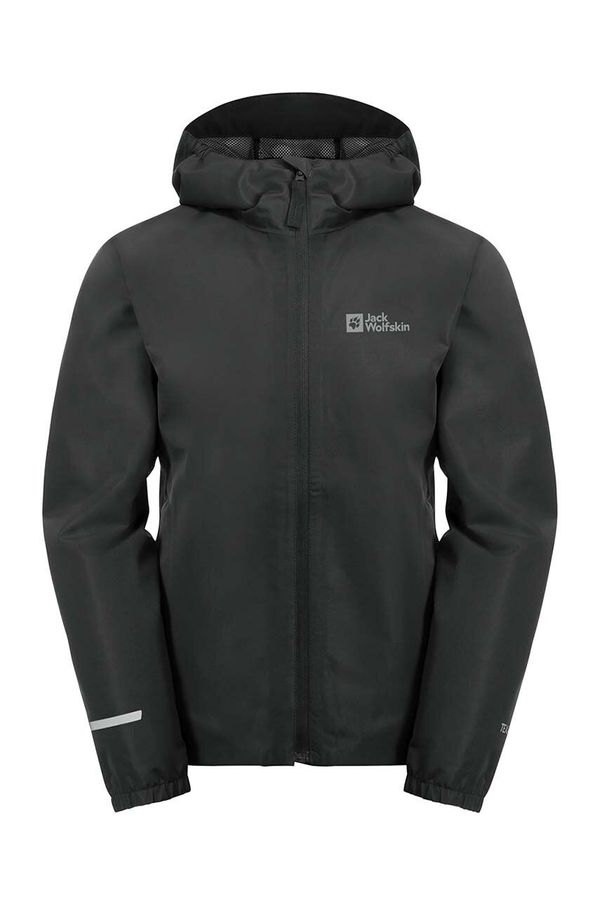 Jack Wolfskin Dječja kišna jakna Jack Wolfskin FLAZE boja: crna