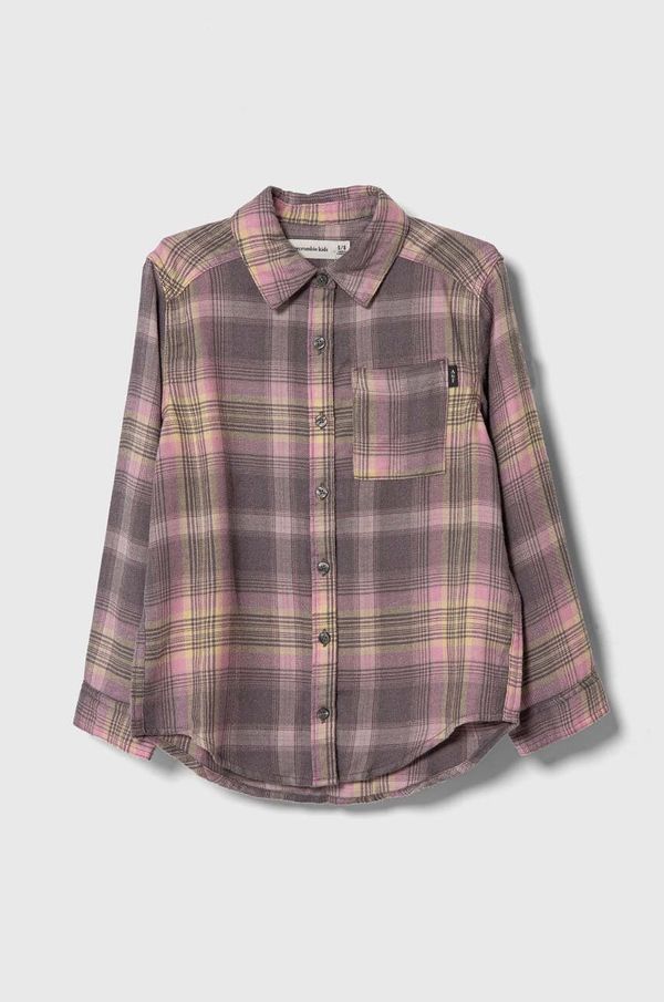 Abercrombie & Fitch Dječja košulja Abercrombie & Fitch boja: ružičasta