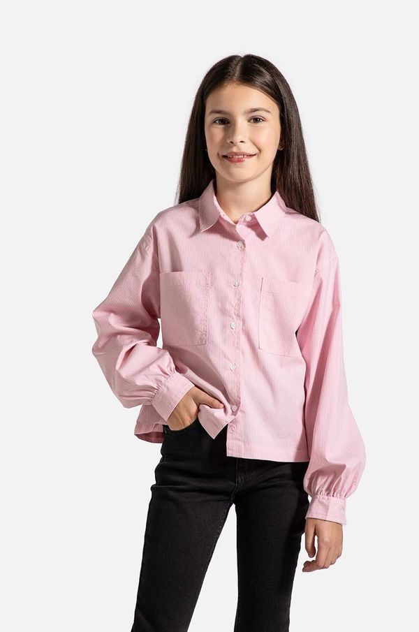 Coccodrillo Dječja košulja Coccodrillo boja: ružičasta, CARTOONS GIRL JUNIOR