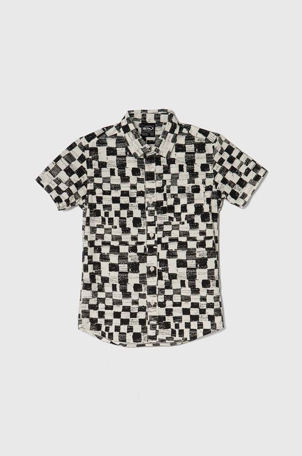 Quiksilver Dječja košulja Quiksilver SATURN DISTORT boja: crna