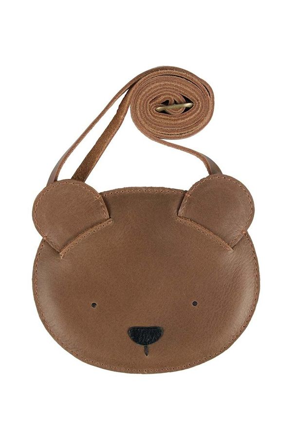 Donsje Dječja kožna torba Donsje Britta Classic Purse Bear boja: smeđa, 5001001