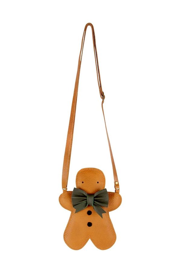 Donsje Dječja kožna torba Donsje Britta Exclusive Purse Gingerbread boja: narančasta, 5002015