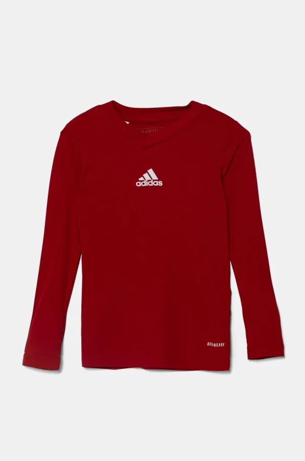 adidas Performance Dječja majica dugih rukava adidas Performance boja: crvena, s tiskom, GN5711