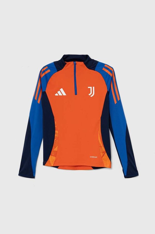 adidas Performance Dječja majica dugih rukava adidas Performance JUVE TR TOPY boja: narančasta, s uzorkom, IS5817