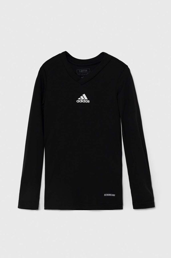 adidas Performance Dječja majica dugih rukava adidas Performance TEAM BASE TEE boja: crna, s tiskom, GN5710