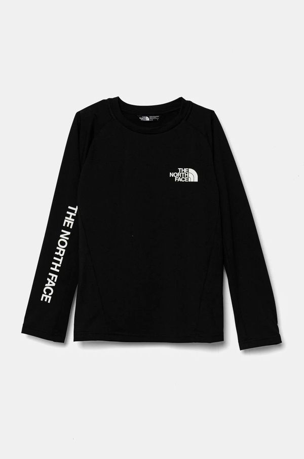 The North Face Dječja majica dugih rukava The North Face NEVER STOP LS TEE boja: crna, NF0A89HYJK31
