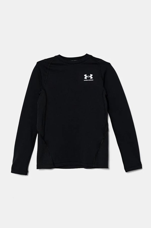 Under Armour Dječja majica dugih rukava Under Armour CG LS boja: crna, bez uzorka, 1366372