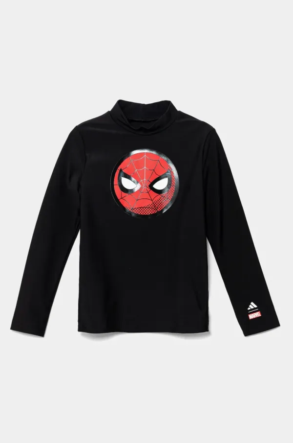 adidas Performance Dječja majica dugih rukava za kupanje adidas Performance x Marvel boja: crna, JF8437