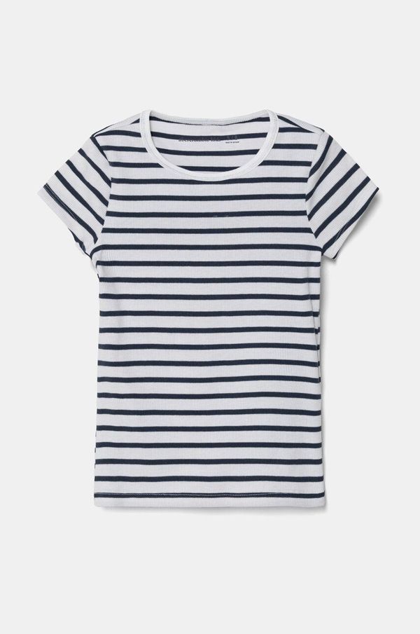 Abercrombie & Fitch Dječja majica kratkih rukava Abercrombie & Fitch boja: bež, KI239-4128