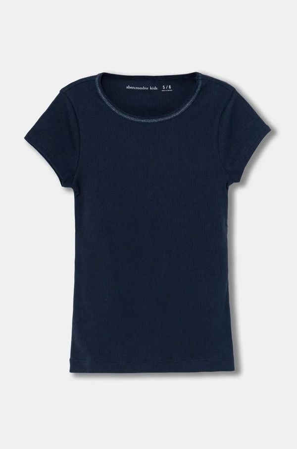 Abercrombie & Fitch Dječja majica kratkih rukava Abercrombie & Fitch boja: tamno plava, KI239-4134