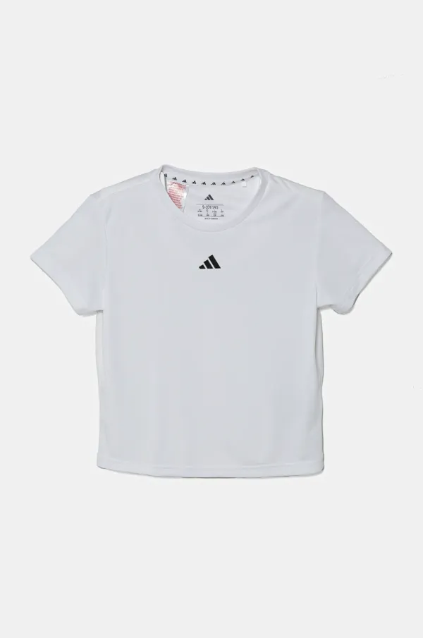 adidas Dječja majica kratkih rukava adidas boja: bijela, JJ1066